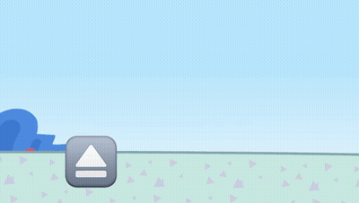 Exclamation Point Sign Next To Bye Sign GIF