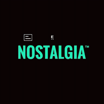 Exclusive Nostalgia Logo Black Background GIF