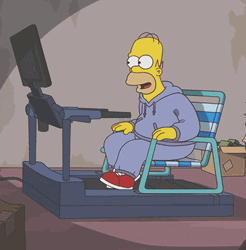Exercise Lazy Homer Simpson