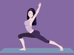 Exercise Yoga Stretch Girl