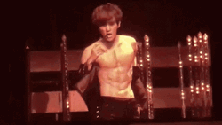 EXO Baekhyun Abs Exposed Kpop GIF