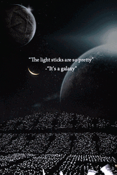 Exo Galaxy Light Sticks Aesthetic Quote