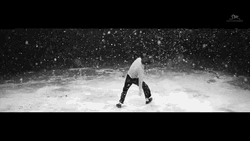 EXO Kai Dancing In Snow  GIF