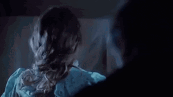 Exorcist Head Turn Girl Scary GIF