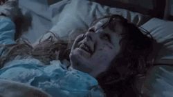 Exorcist Linda Blair Laughing Evil GIF
