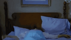 Exorcist Slamming Head In Bed GIF