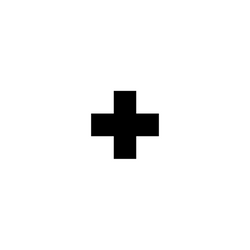 Expanding Cross To Diiamond Icon GIF