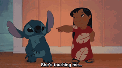 Experiment 626 Stitch And Lilo Fighting GIF