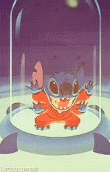 Experiment 626 Stitch Glass Case GIF