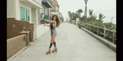 Expert Dances With Roller Skating GIF