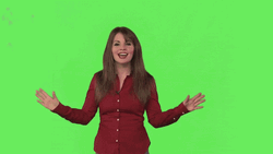 Explaining How Green Screen Works GIF