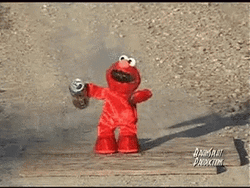 Explode Elmo Just Exploded GIF