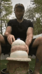 Explode Tied Bottle Exploded GIF