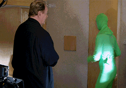 Explosion Green Screen Man And Woman Taping GIF