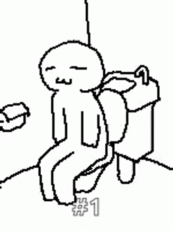 Explosive Diarrhea Number One Animation GIF