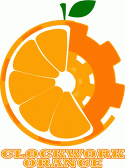 Expressive Clockwork Orange Art GIF