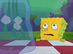 Extremely Thirsty SpongeBob Needs Water GIF