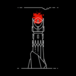 Eye Of Sauron Red Flames Sketch Fan Made GIF