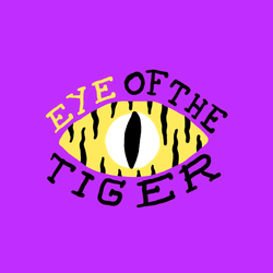 Eye Of The Tiger Typography Art