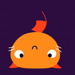 Eye Roll Emoji Cute Orange Cat