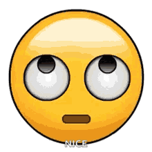 Eye Roll Emoji Nice Sarcastic Reaction GIF