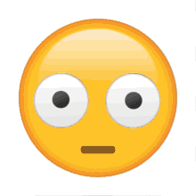Eye Roll Emoji Straight Face Duh