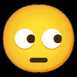 Eye Roll Emoji Whatever Exhausted Reaction GIF