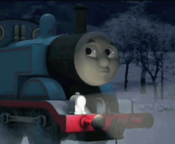 Eye Roll Thomas Train GIF