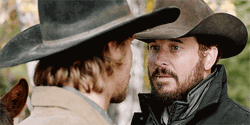 Eye To Eye Contact Rip Yellowstone GIF