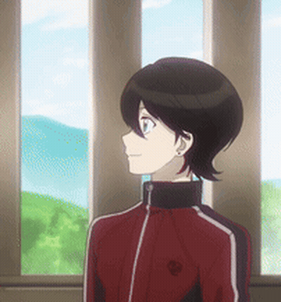 Eye With White Hair And Purple Eyelashes GIF