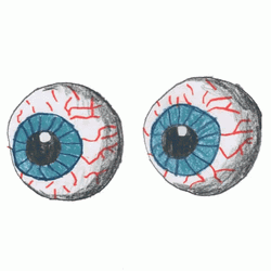 Eyeballs Cartoon Rolling Eyes GIF