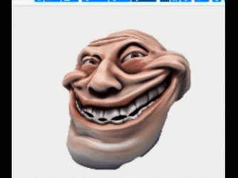 Eyebrow Wiggle Troll Face Meme GIF