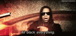 Eyerthing All Black Sunglasses  GIF