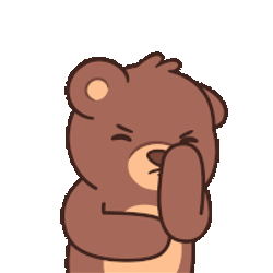 Eyes Closed Face Palm Sticker GIF