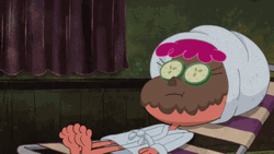 Eyes Cucumber Harvey Beaks Spa  GIF
