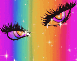 Eyes Rainbow Star GIF