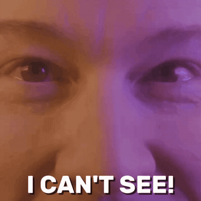 Eyes Saying I Can't See GIF