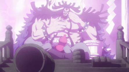 Eyes Widening Kaido Sitting GIF