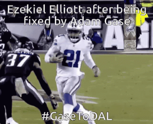 Ezekiel Elliott After Being Fixed By Adam Case #Gase Todal GIF