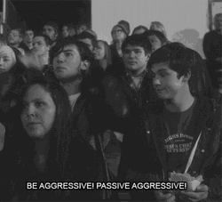 Ezra Miller Logan Lerman Shouting Be Passive Aggressive GIF