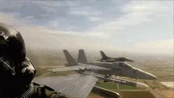 F-16 Flying Jets Mission GIF