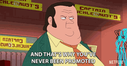 F Is For Family Bob Pogo Promotion Blaming GIF