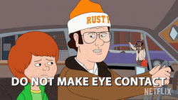 F Is For Family Frank Murphy Eye Contact  GIF
