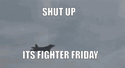 F22 Raptor Shut Up Its Fighter Day GIF