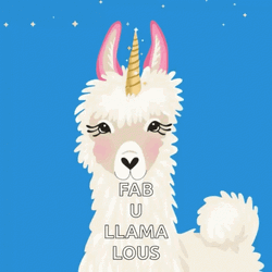 Fab U Llama Lous GIF