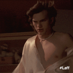Fabio Lanzoni Bare Chest Spoof GIF