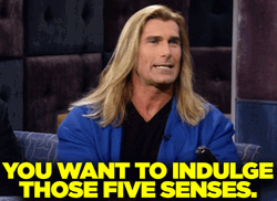 Fabio Lanzoni Indulging Five Senses GIF