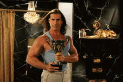 Fabio Lanzoni Showing Off Trophy GIF