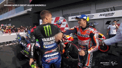 Fabio Quartararo Motorcycle Race Tight Hugs GIF