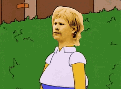 Face Filter Homer Disappearing  GIF
